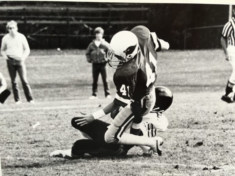 This was an interception against Ottawa during our homecoming game in 1981.