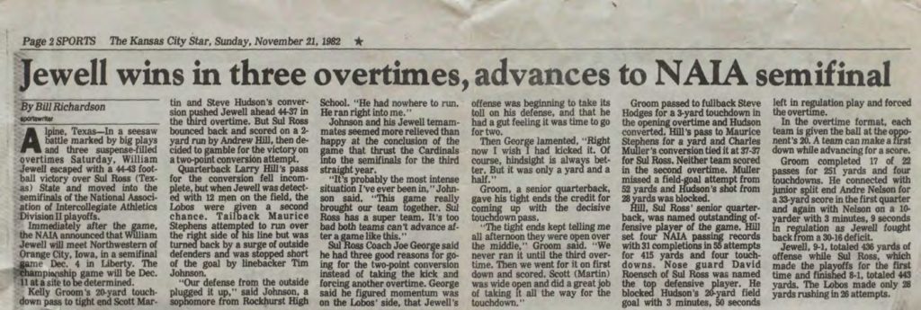 Jewell wins in three overtimes, advances to NAIA semifinal - 11211982